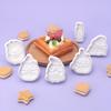 Corner Animal Cookie Embossing Mold Set DIY Fondant Cake Tool