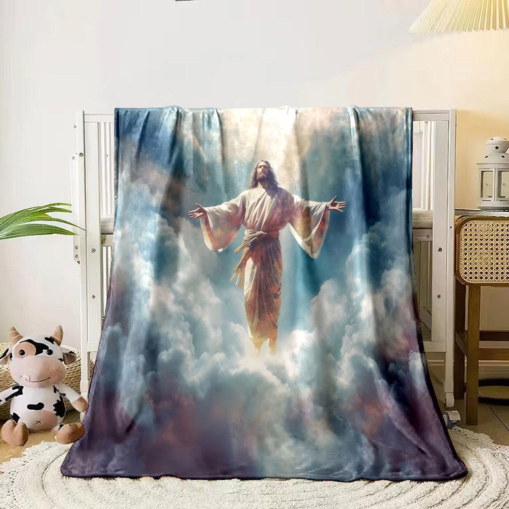 "Heavenly Ascension Art Blanket" Print Blanket Soft and Cozy Perfect for the Living Room Bed Sofa or a Nap,gift