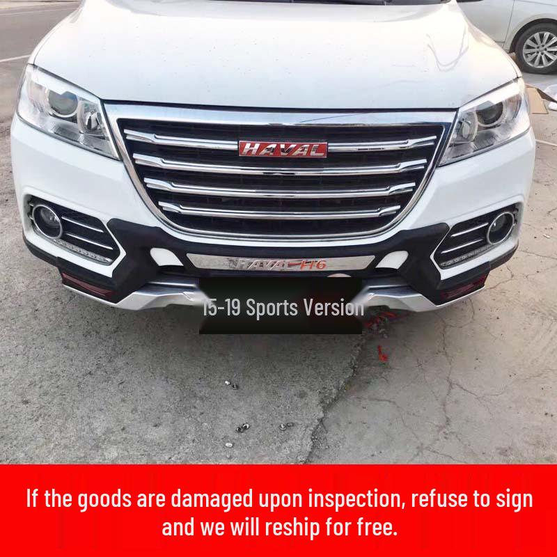Haval H6 Front & Rear Bumpers, 11-12 Sport, 14H2 Upgrade, Anti-Collision Guard