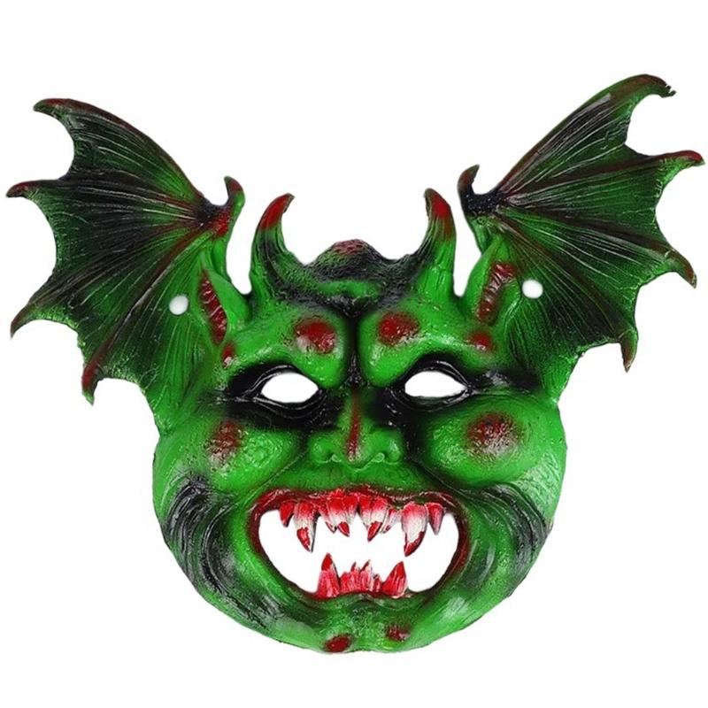 Drakmask Halloweenmask Maskeradmask Helhuvudsmask Djurmask Kostymrekvisita Mask för Festivaler Karnevaler