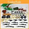 Small Military Weapon Accessories Kit With Plastic Bricks For Diy Construction Enthusiasts