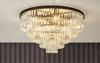 Hereford Fall XL - round crystal ceiling lamp 80cm