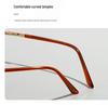 Color-Changing Anti-Blue Light Retro Cat-Eye Glasses with Metal Frame