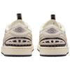Jordan Air Jordan 1 Low Top Vintage Basketball Shoes Women's White Gray HQ2186-100