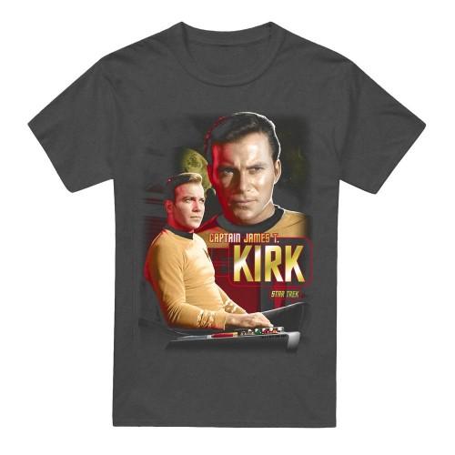 Star Trek Unisex Adult Captain Kirk T-Shirt