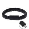 Data Cable Fast Charging Bracelet USB Charger Leather Portable for Android iPhone Type-C