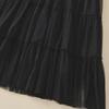 Abito Midi da Donna Nero con Paillettes e Maniche a Trombetta, Vestibilità Slim Fit, 2024