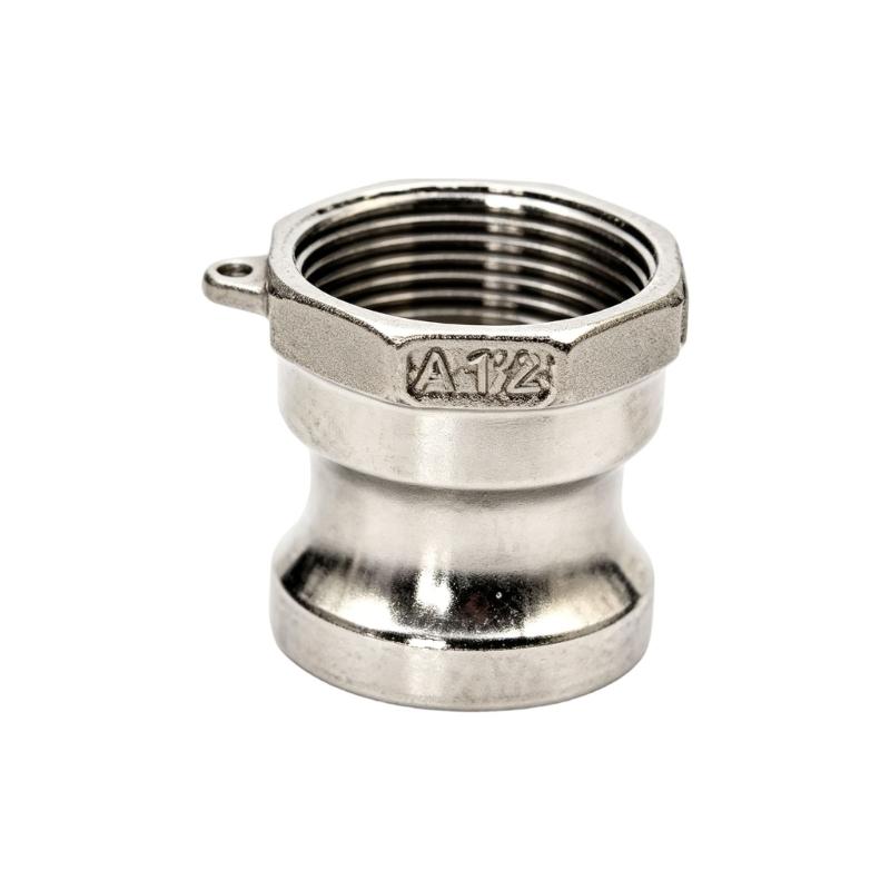 High Pressure Quick Disconnect Pipe Coupling Strong Stainless Steel Fast Connect Fitting Multipurpose for Various Applications