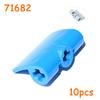 Non-Toxic 2X3X1 Panel Plate Curved Technical Parts Moc Mechanical Car Bricks Building Block Assembles Particles 71682