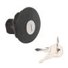 Locking Gas Tank Plug with 2‑Key 8U5Z‑9C268‑B Fuel Filler Cover Replacement for Ford Edge 2011‑2014