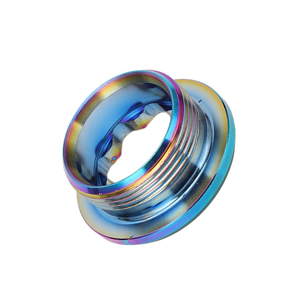 20mm Cycling Crank Cover Screw Aluminum Alloy M20 Cycling Cranket Crank Fixing for Road Mountain Cycle