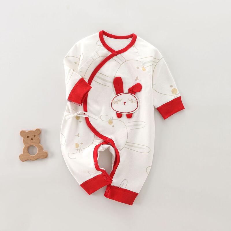 Little Lamb Dudu Baby Pure Cotton Side-Tie Romper