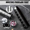 Waterproof Weekly Pill Case High Capacity Aluminum Alloy Medicine Storage Box Moisture Proof 7-Day Pill Box Daily Medicine