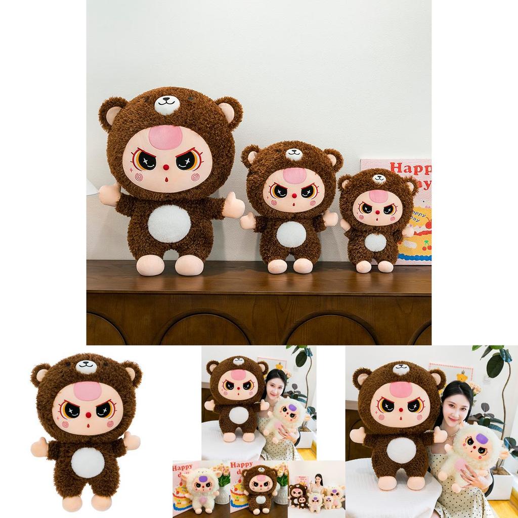 Plush Bear Toy Large Stuffed Animal Gift For Kids With Pp Cotton Filling