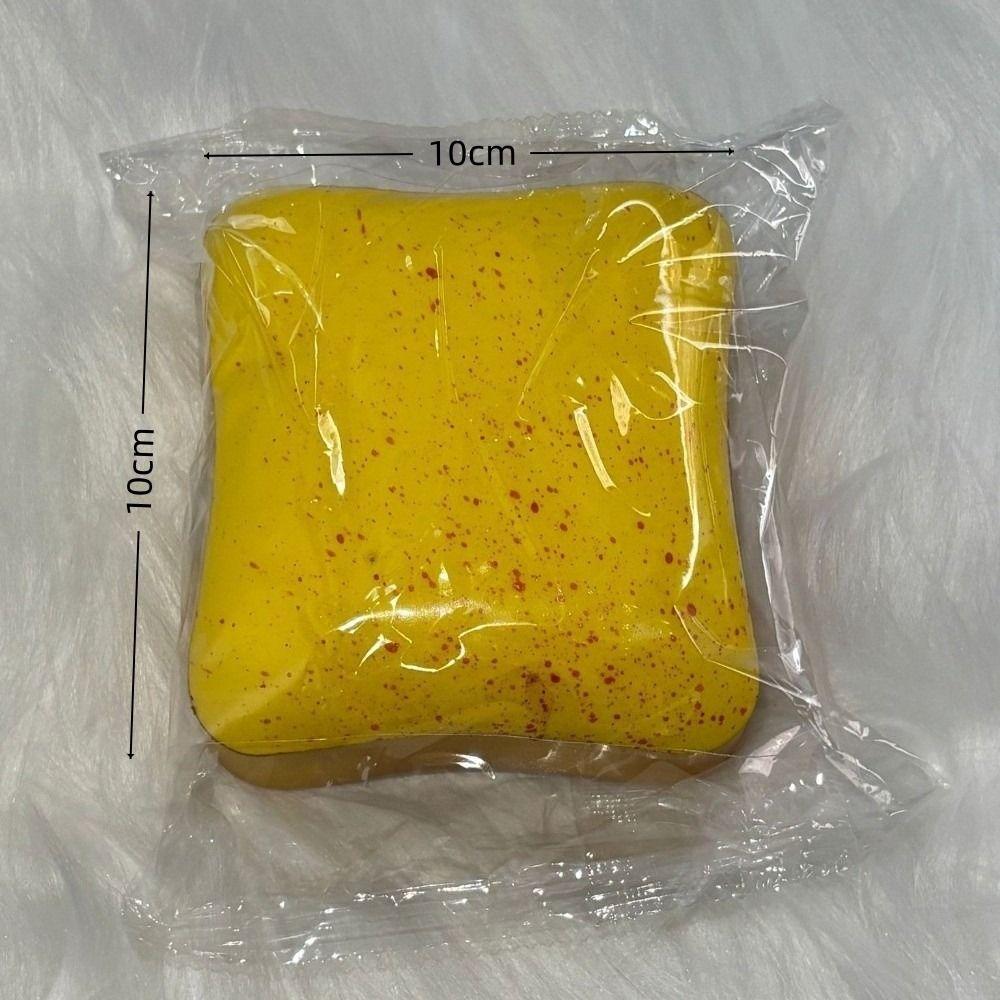 Simulation Slow Rebound Toy PU Soft Pinch Toy New Toast Squeeze Toy  Gift Giving