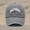 Fashion Letter Print MenS Washed Cap Casual MenS Baseball Cap Distressed MenS Hat Adjustable Ideal for Gifting DesignDr