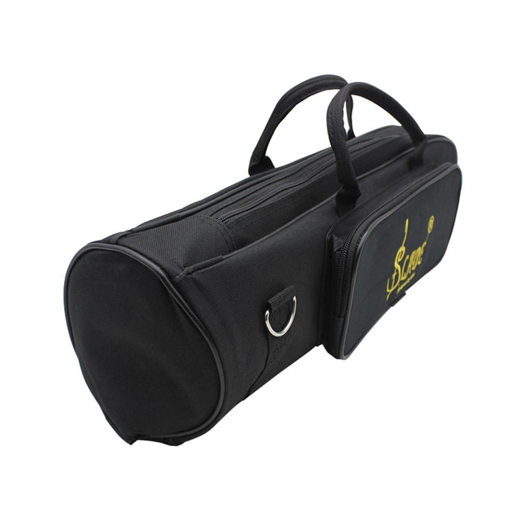 Double Zippers Design Storage Case Trumpet Carrying Case Waterproof Trumpet Bag Lightweight Trumpet Case Trumpet Gig Bag