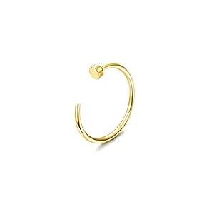 Bobisty Nose Ring Stainless Steel Nose Piercing Stud Septum Rings Lip Rings for Women Men