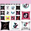 Tiktok Design Soft Pillow Case Luxurious Cushion Cover For Sofa And Car Decor 18inch