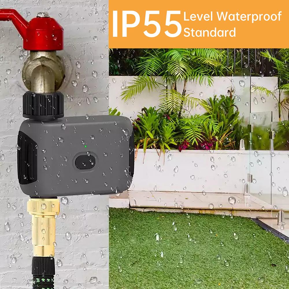 Smart WiFi Garden Automatic Watering Valve Irrigation Timers Remote controller filter washable Programmable Timed Sprinkler