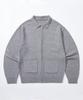 TY Ty Two-Way Collar Knit Zip-Up_Gray