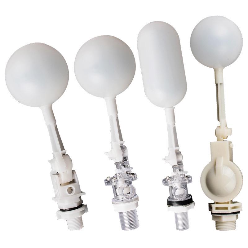 Adjustable Transparent Plastic Float Valve for Water Tanks - Install At Any Angle
