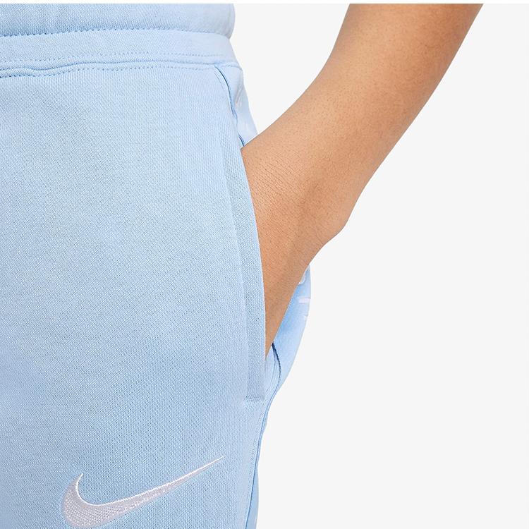Kids' Nike Knitted Sweatpants Swoosh Light Blue DA0771-436