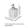 400ml Soap Dispenser with Marble Design for Countertop Use