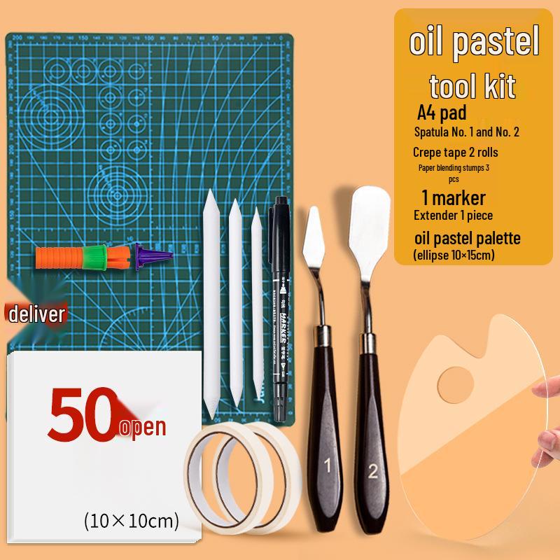 Gaole Super Soft Oil Pastels - Full Set (24/48 Colors), Classic Macaron for Kids, DIY Heavy Color Sticks
