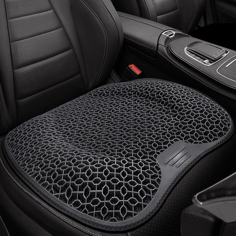 Gel-Sitzkissen für Auto, atmungsaktiv, Wabenstruktur, druckabsorbierend, ergonomisch, kühlend, für Auto/Büro
