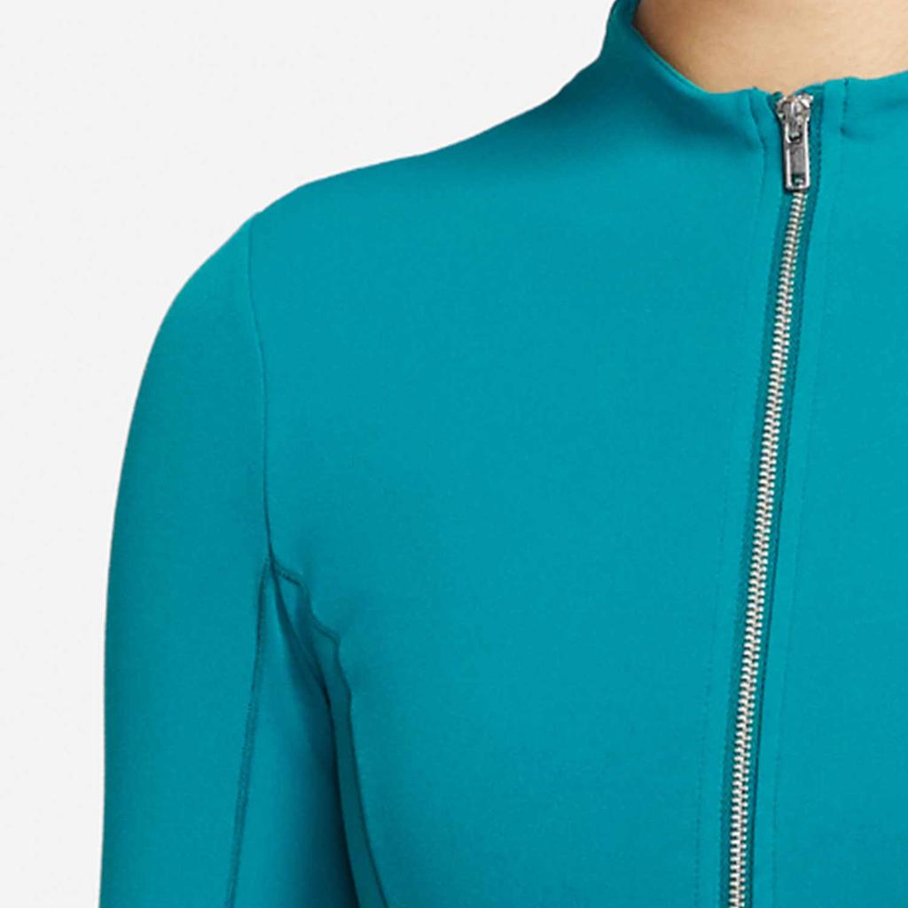 Nike Solid Color Breathable Stand Collar Jacket Women jackets Green DD5534-381