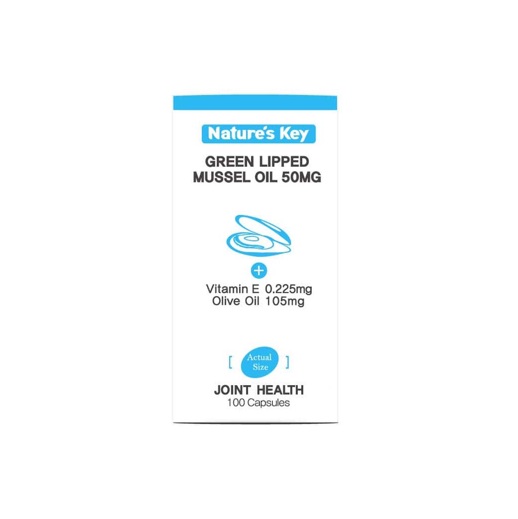 Nature's Key Grünlippmuschel 50mg 100 Kapseln Für Hund