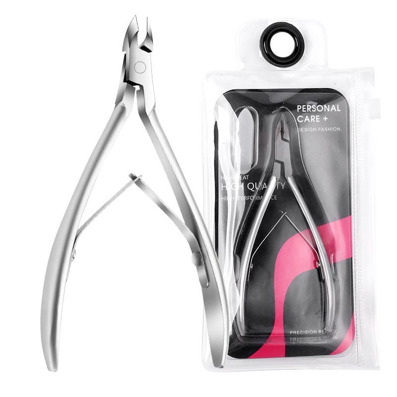 Stainless Steel Nail Clipper & Dead Skin Scissor Set for Salon & Hangnail Care