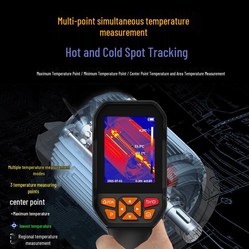 Xima ST9450A/8550A Infrared Thermal Imager & Temperature Measurement Tool for Power Equipment and Floor Heating Inspection