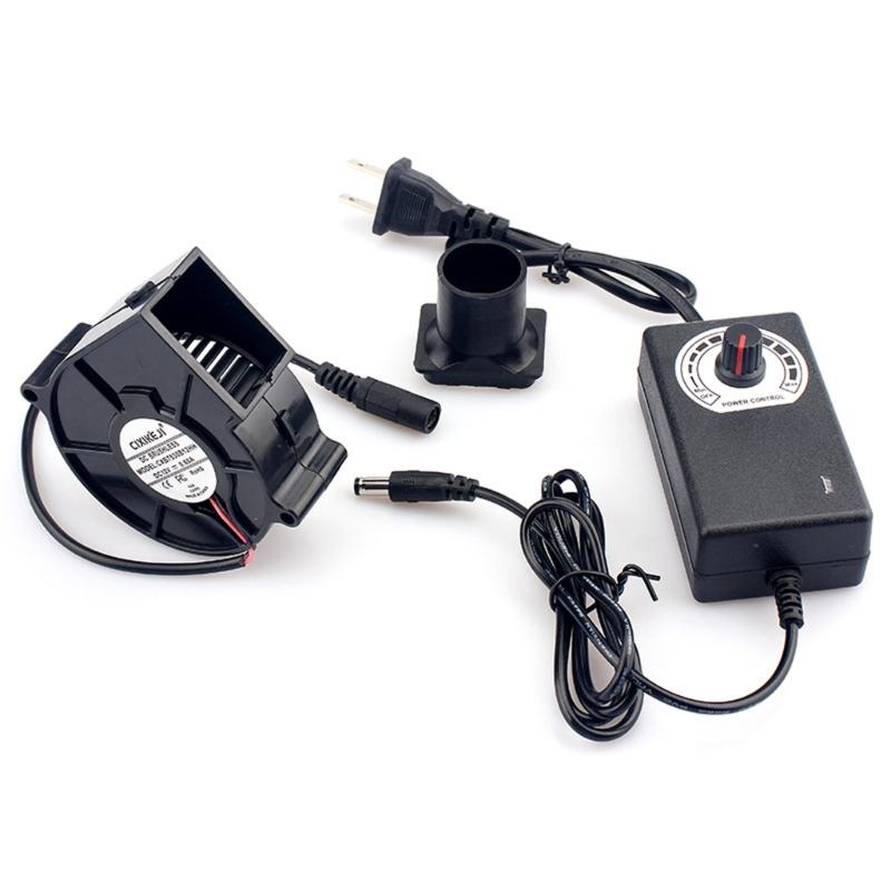 BBQ Air Movers Blower Fan,Variable Speed Centrifugal Fan with Speed Controllers Camping Charcoal Starte Fan