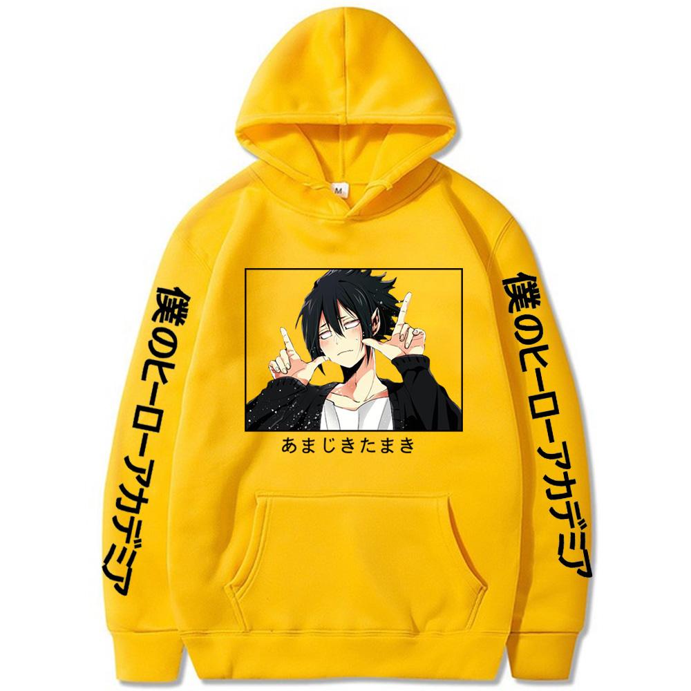 My Hero Academia Anime Sweat à capuche Amajiki Tamaki Homme Femme Streetwear Drôle Imprimé Graphique à Capuche Décontracté Unisexe Sweat-shirts Homme