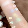 Light Bulb Plan eyeshadow, sparkling pearlescent sequin, long-lasting and colorless monochromatic eyeshadow.
