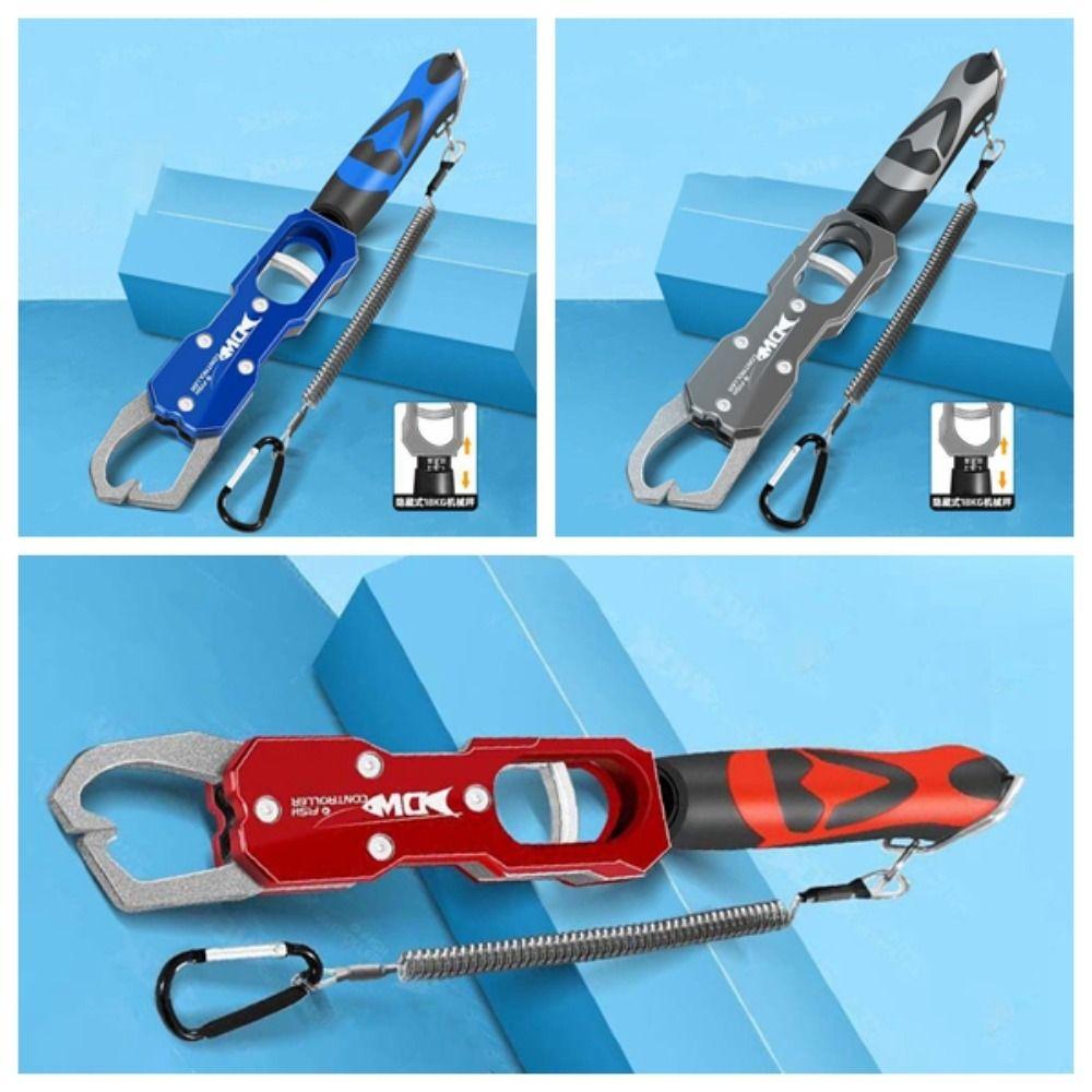 Aluminum Zinc Zinc Alloy Fishing Lip Grip Long Handle Fishing Beak Grip Fish Controller  Recover Line
