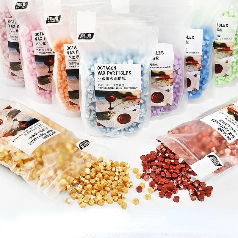 500G Macaron Culoare Mixtă Particule de Ceară de Sigilat cu Vopsea de Foc Material Decorativ Sigiliu Student Handmade DIY Plic Cont Personal