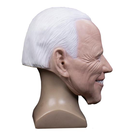 Latex Full Head Halloween Lifelike Realistic Biden Face Cover Cosplay Party Prop