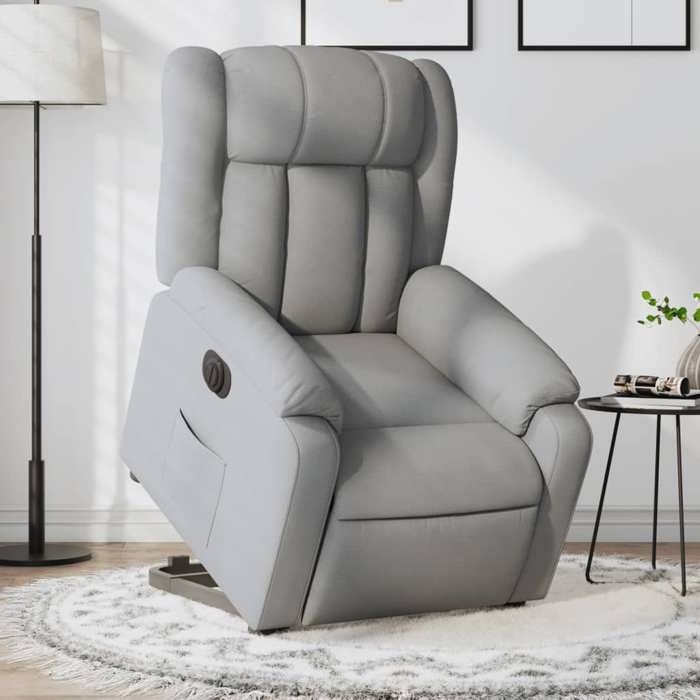 VidaXL Electric Recliner, Relaxation Chair with Adjustable Backrest and Footrest, Living Room Seat, Modern, 3205340