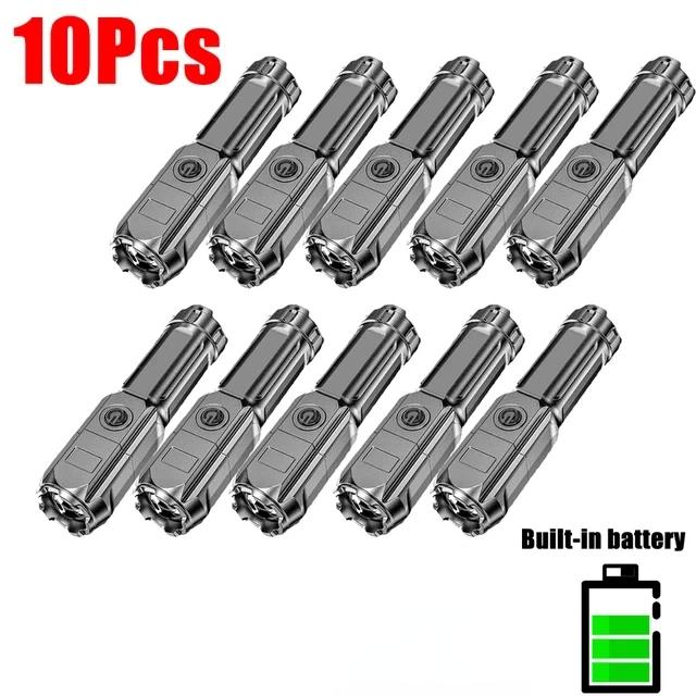 Powerful LED Flashlight Super Bright Rechargeable T6 Light String Outdoor Waterproof Hunting Lantern Outdoor Camping Lantern