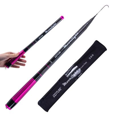 Goture Mondlicht Rosa Handangelrute mit Rute Ideal für und Bewirtschaftete Fischerei sowie für Köderfischerei und Kleine Einfach zu bedienen für und und