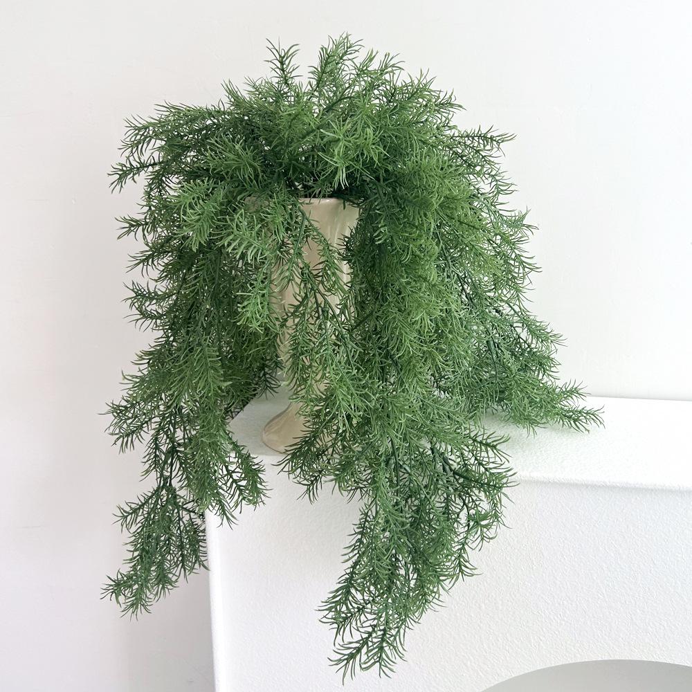 Christmas Immortal Bouquet Green Plant Wall Decoration, Simulated Hanging Hanging Green Leaf Plant Home Decoration