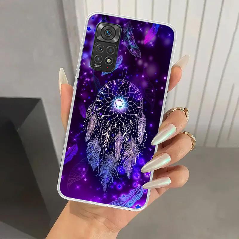 Retro Feather Dreamcatcher Phone Case for Xiaomi Redmi Note 15 14 14S 13 12S 12 Pro 11S 11 Plus 11T 11E 10S Soft Funda Print She