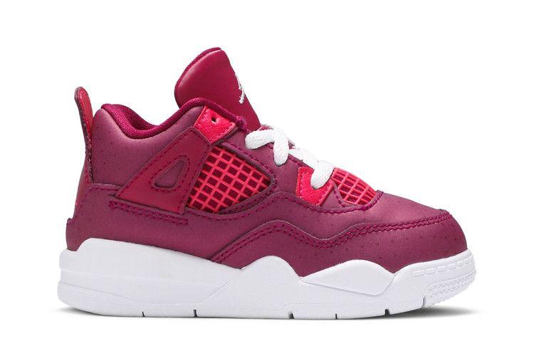 Kids' Sneakers Jordan 4 Retro Valentine's Day (2019) (TD) True Berry/Rush Pink-White