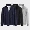 Guirenniao Unisex Stand-Collar Knit Cardigan