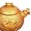 Alloy Figurine Teapot Statue Collection Gift Decoration Traditional Ornament for Hallway