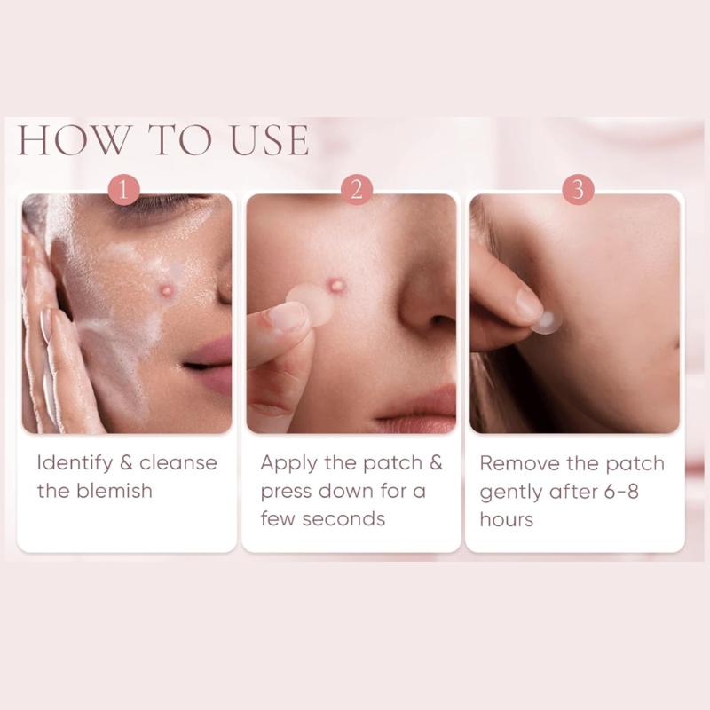 Large Pimple Patches Bulk For Face Hydrocolloid Multi-Shape Invisible Removal Acne Patches Covering Body Forehead Chin Blemishes