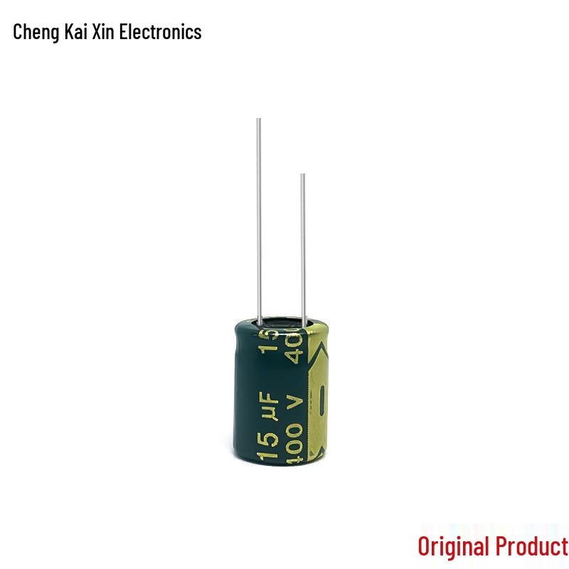 Original Genuine High-Frequency 400V 15µF Aluminum Electrolytic Capacitor (10x13) - Large Stock Available